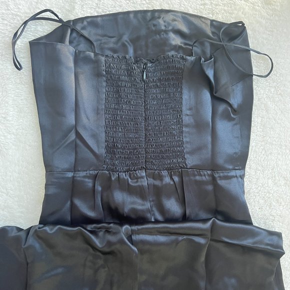 Reformation Frankie Silk Dress | Rosette 🕸Silk🕸 🎉Last One 🎀 NEW - Picture 8 of 11